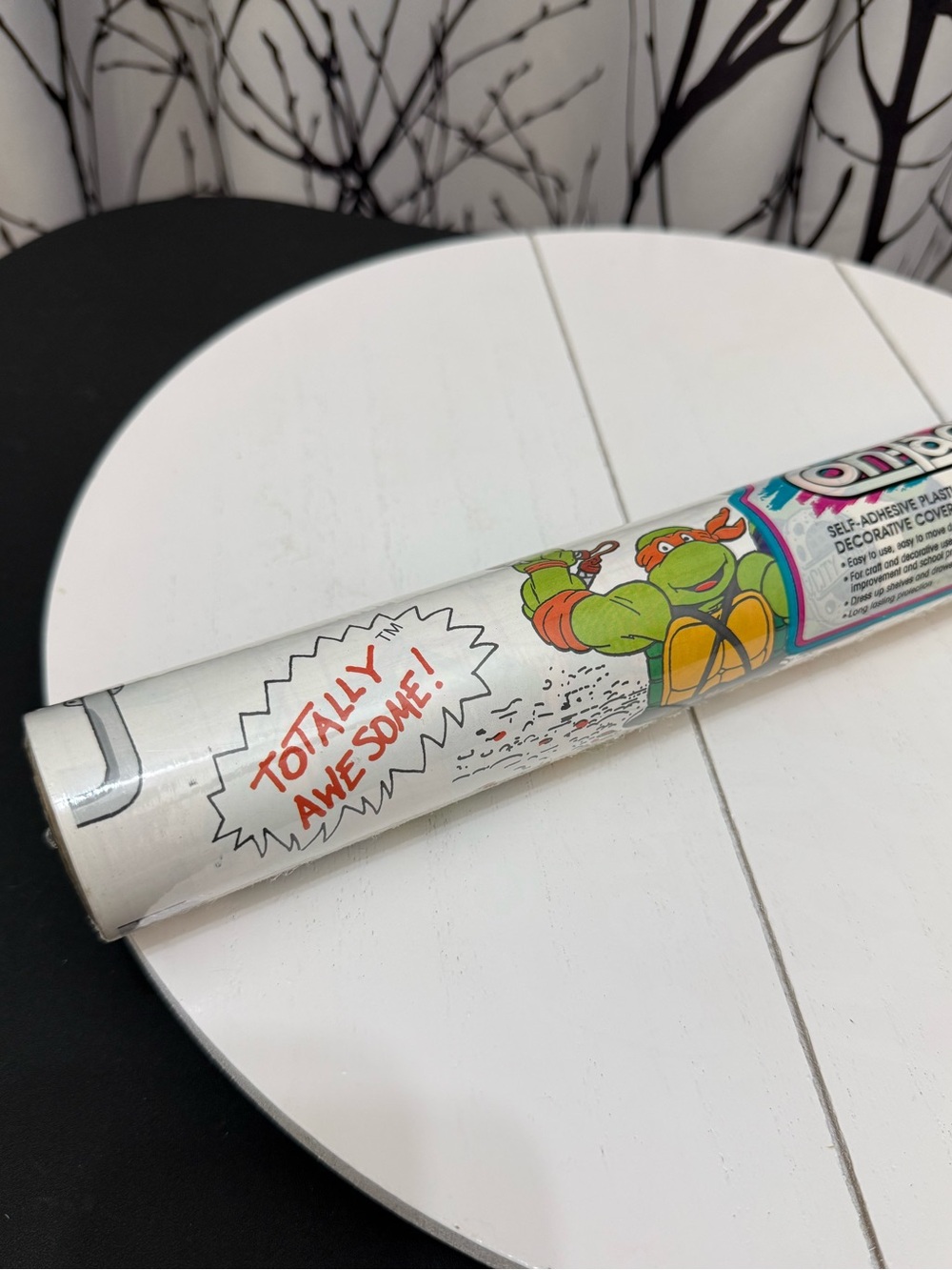 Vtg 1991 Teenage Mutant Ninja Turtles Con-Tact Self Adhesive Paper Roll Sealed
